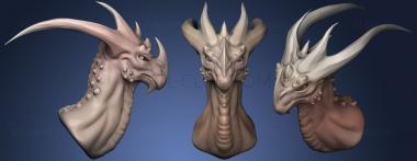 3D мадэль Дракон 10 (STL)